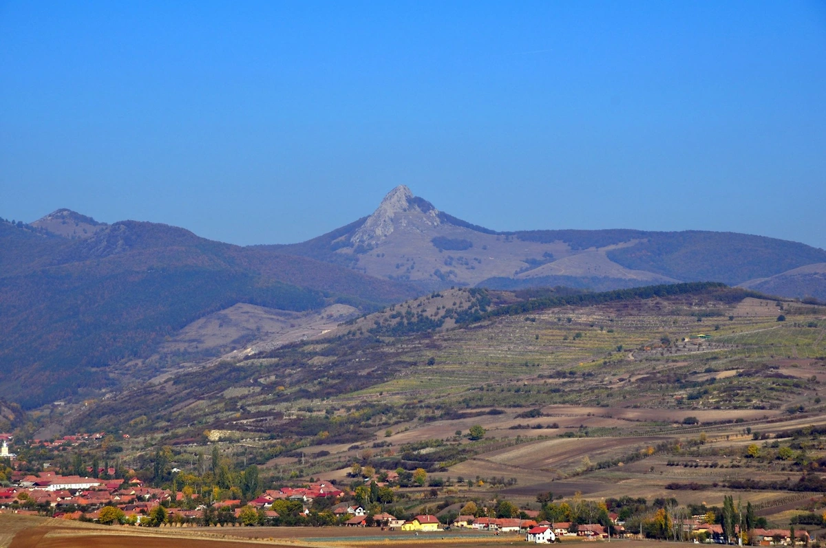 Overview of Ighiu, Romania