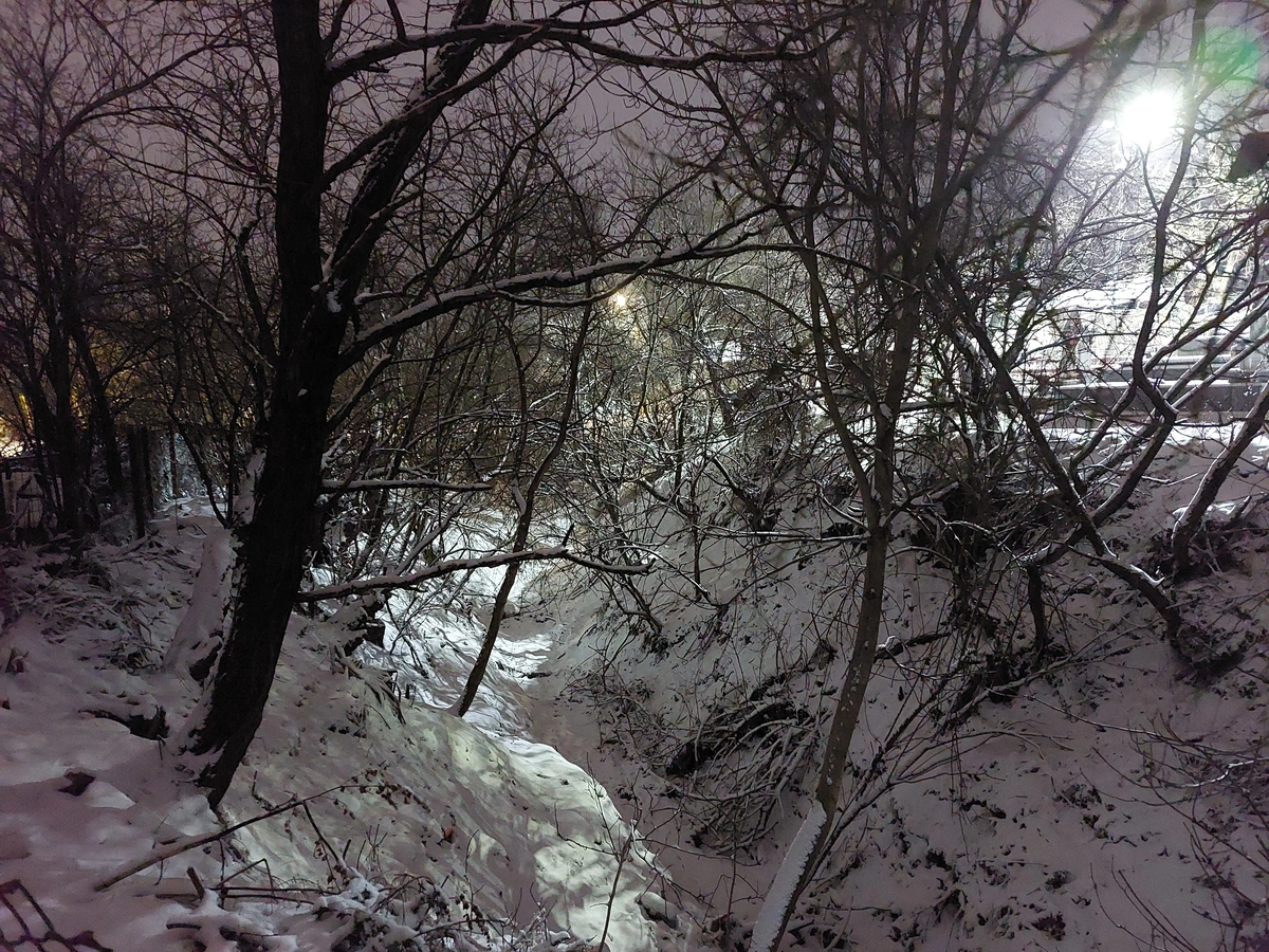 Snowy creek