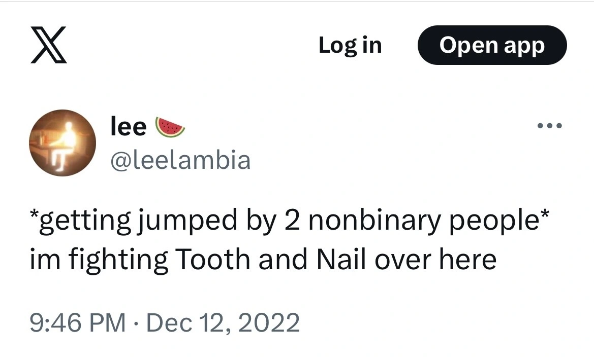 Tooth and Nail rule 